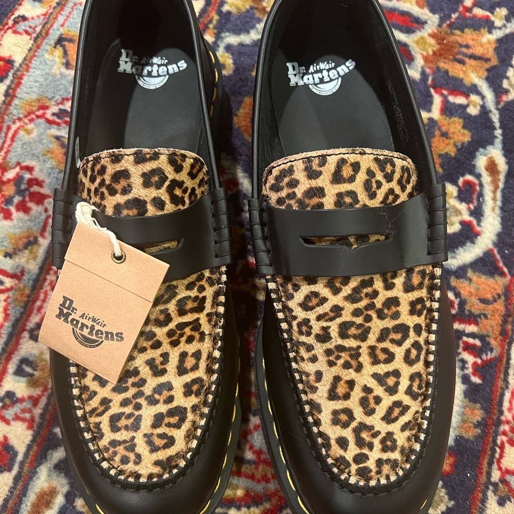 Dr. Martens Penton Leopard Loafers Men’s 12